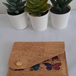 Pochette carte et billets - papillons - Estoril