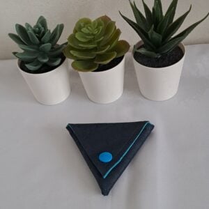 Porte monnaie origami Obidos - Bi matière