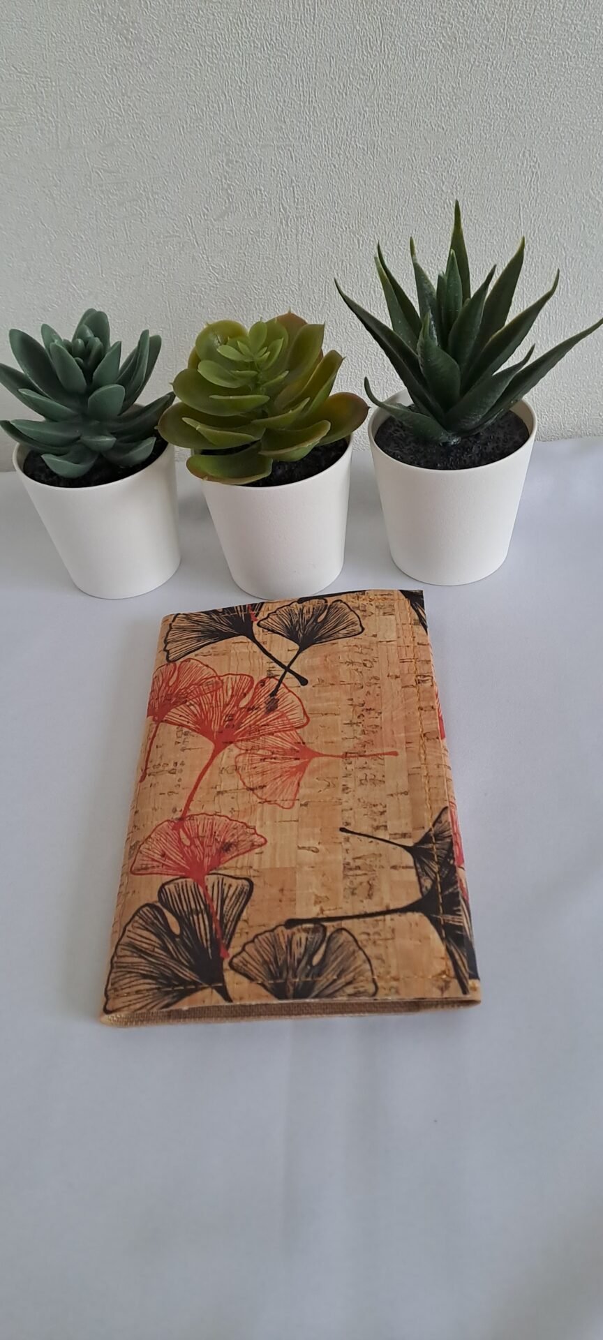 Etui carte grise feuille de ginkgo - Viseu